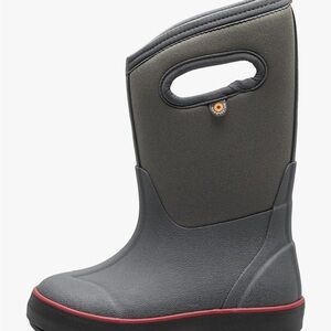 Bogs Kids Waterproof Boots - Black and Red
